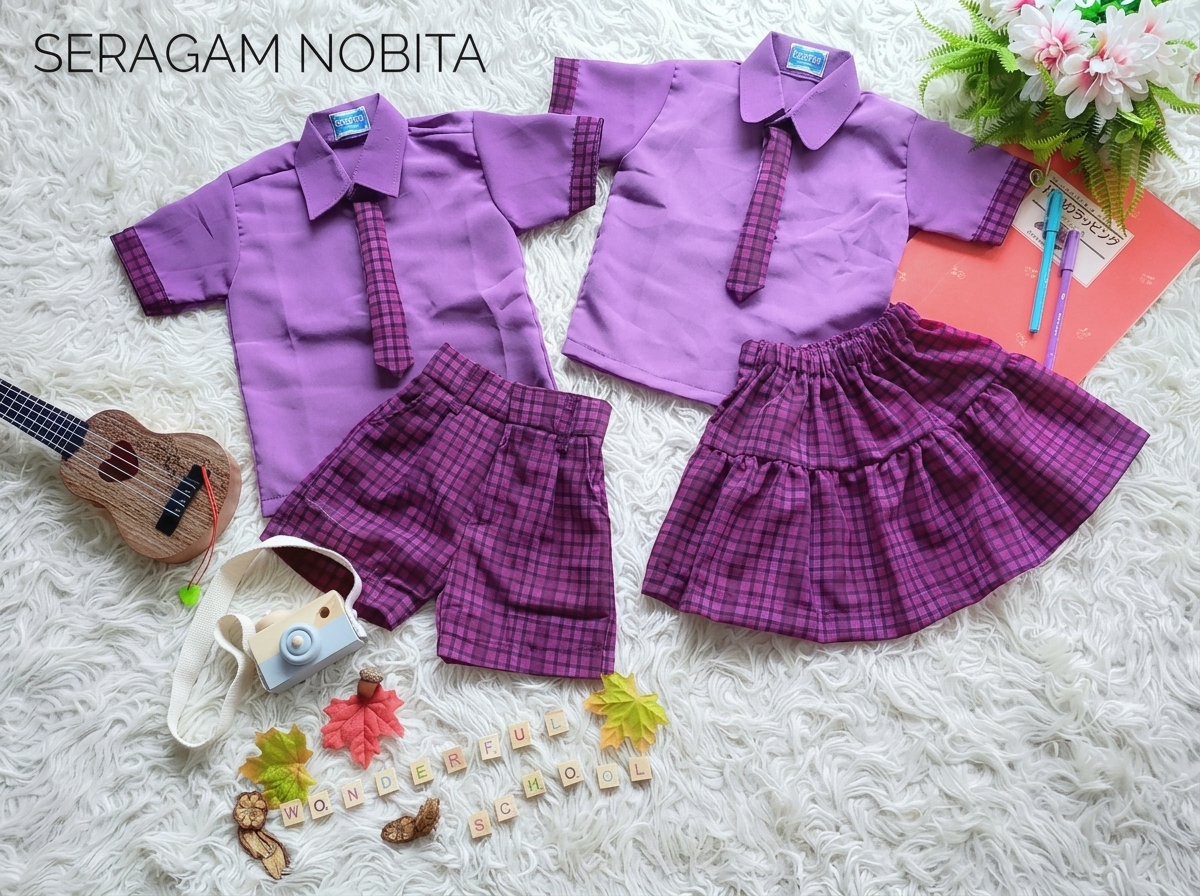 Seragam Nobita Violet